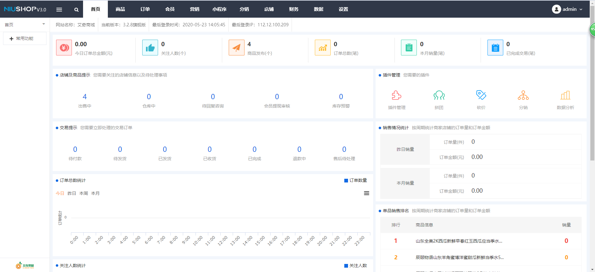 niushop分销版开源v3.7商城源码旗舰开心版插图1