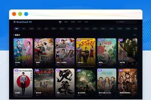 NewCloudTV 一起看视频源码一款轻量级影视同步房间聊天网站源码
